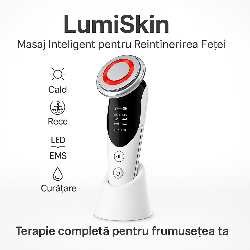 LumiSkin – Masaj Inteligent pentru Reîntinerirea Feței