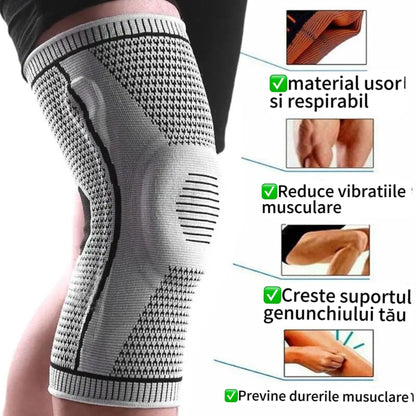 KneeRelief – Orteză Profesională pentru Genunchi 1+1 Gratuită